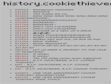 Tablet Screenshot of history.cookiethievery.com